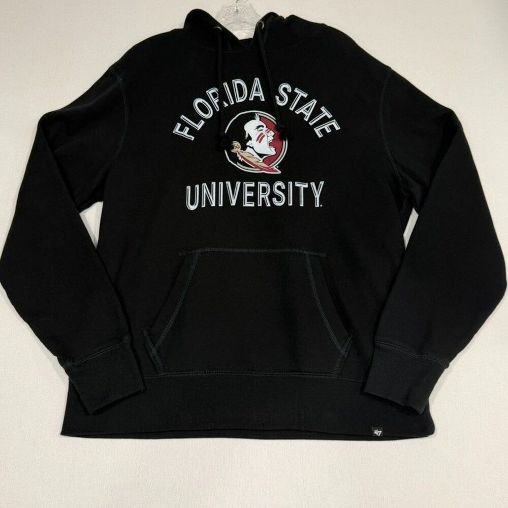 Florida State Men’s Hoodie XL ‘47 Brand Pullover FSU Black Logo